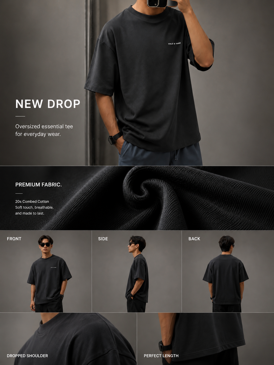 VALE & VANE Oversized Tee